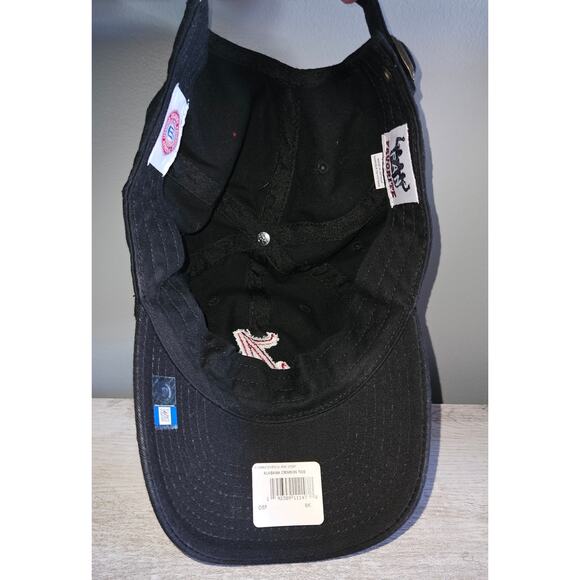 NWT Alabama Crimson Tide Hat Cap NCAA Fan Favorite Black Red One Size - Picture 9 of 9